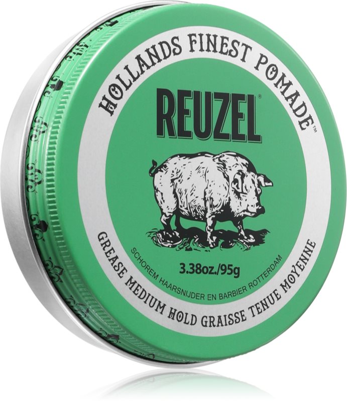 Reuzel Green Grease Medium Hold alifie pentru par 95 g
