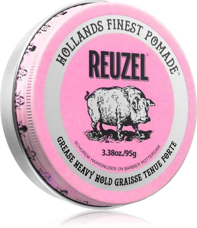 Reuzel Pink Grease Heavy Hold alifie pentru par 95 g