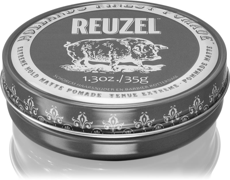 Reuzel Hollands Finest Pomade Extreme Hold alifie pentru par cu efect matifiant 35 g