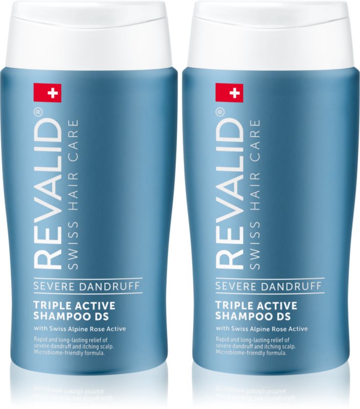 Revalid Triple Active Shampoo DS Duo Pack set anti matreata