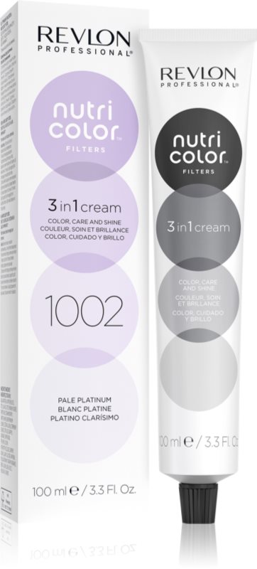 Revlon Professional Nutri Color Filters Metal-Ice masca tonifianta si hranitoare