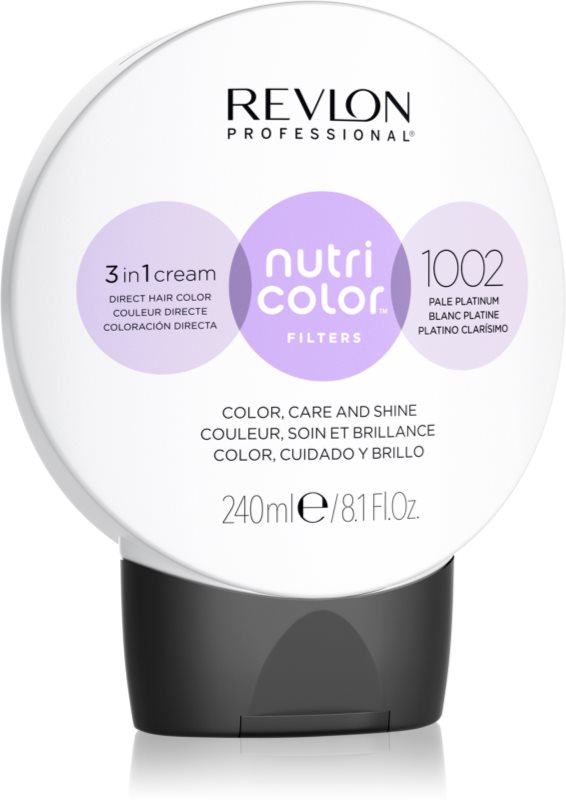 Revlon Professional Nutri Color Filters Metal-Ice masca tonifianta si hranitoare