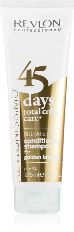 Revlon Professional Revlonissimo Color Care 2 în 1 șampon și balsam pentru păr blond mediu fără sulfat 275 ml