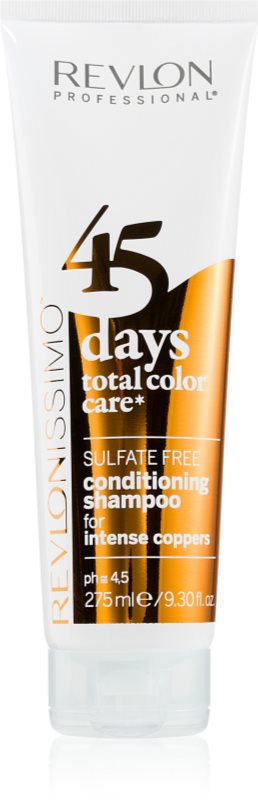 Revlon Professional Revlonissimo Color Care 2 în 1 șampon și balsam pentru păr roșcat arămiu fără sulfat 275 ml