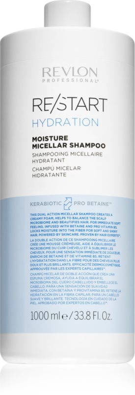 Revlon Professional Re/Start Hydration sampon hidratant pentru par uscat si normal. 1000 ml