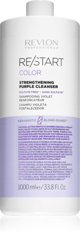 Revlon Professional Re/Start Color sampon violet pentru parul blond cu suvite Purple Cleanser 1000 ml