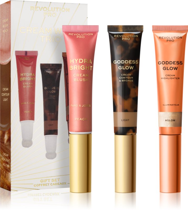 Revolution PRO Cream Wand Trio set cadou faciale culoare Medium