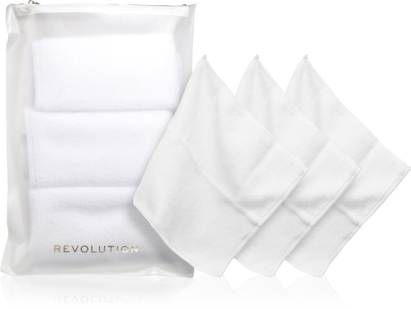 Revolution PRO Miracle Microfibre Cleansing Cloths prosop demachiant pentru make-up 3 buc