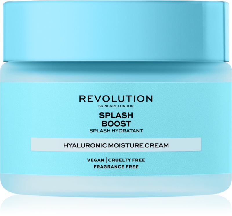 Revolution Skincare Boost Hyaluronic Acid Splash cremă intens hidratantă cu acid hialuronic 50 ml