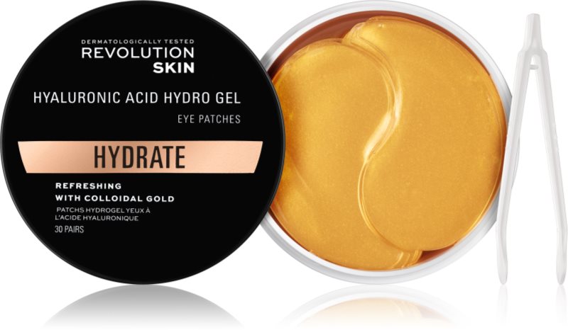 Revolution Skincare Gold Hydrogel masca hidrogel pentru ochi cu aur 60 buc