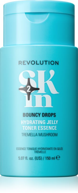 Revolution Skincare Happy Hydrate Tremella Mushroom Hydrating Toner Essence tonic hidratant cu textura de gel 150 ml