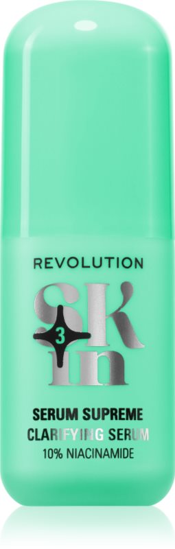 Revolution Skincare Clearly Clarify 10% Niacinamide Serum Clarifying Serum ser cu efect iluminator impotriva imperfectiunilor pielii 30 ml