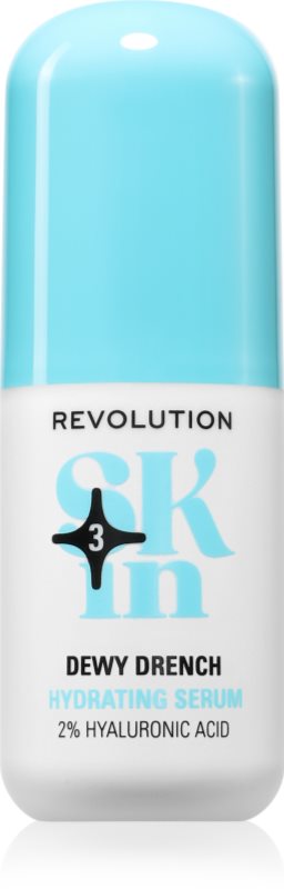 Revolution Skincare Happy Hydrate 2% Hyaluronic Acid Hydrating Serum ser hidratant cu acid hialuronic 30 ml
