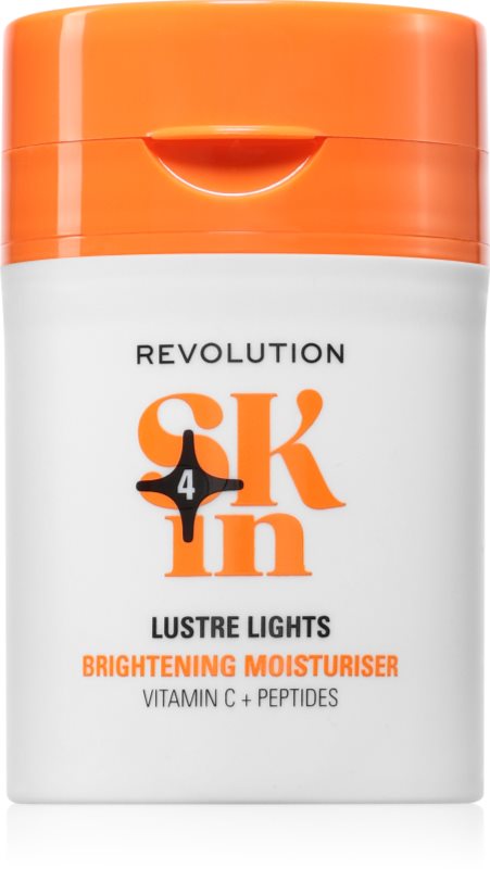 Revolution Skincare Be Bright Vitamin C & Peptides Brightening Moisturiser crema iluminatoare cu peptide 50 ml