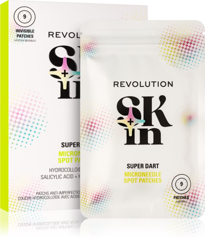 Revolution Skincare Skindividual Clearly Clarify Salicylic Acid Hydrocolloid Spot Patches plasturi pentru piele problematică 9 buc