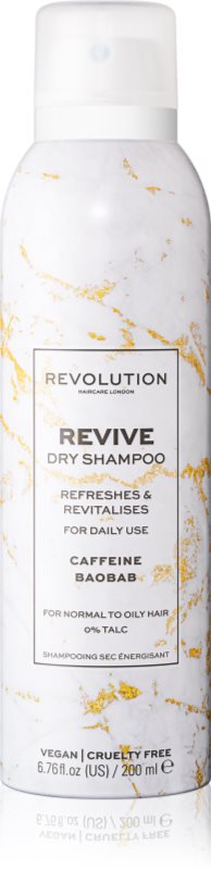 Revolution Haircare Dry Shampoo Revive șampon uscat înviorător cu cafeina 200 ml