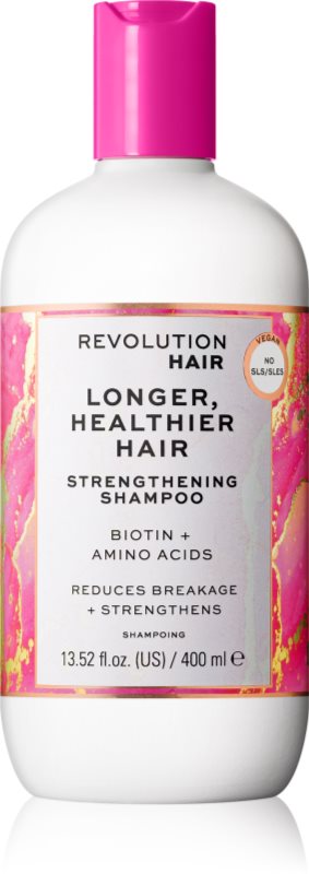 Revolution Haircare Longer, Healthier Șampon pentru fortificare și revitalizare pentru păr lung 400 ml