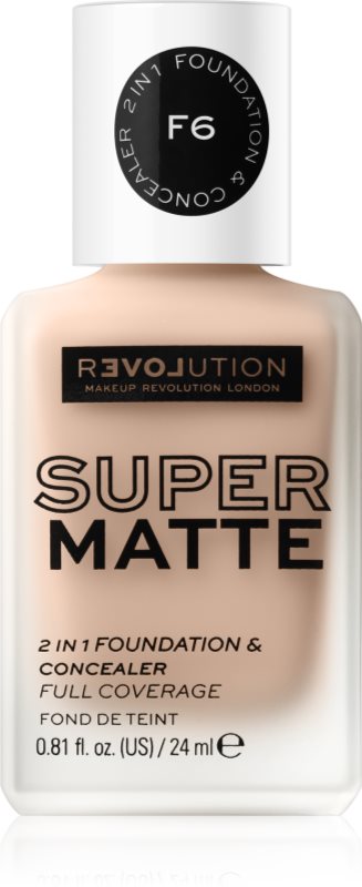 Revolution Relove Super Matte Foundation machiaj matifiant de lungă durată