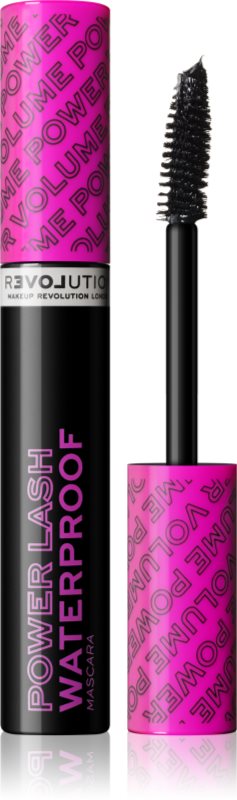 Revolution Relove Power Lash mascara pentru volum rezistent la apa culoare Black 8 ml