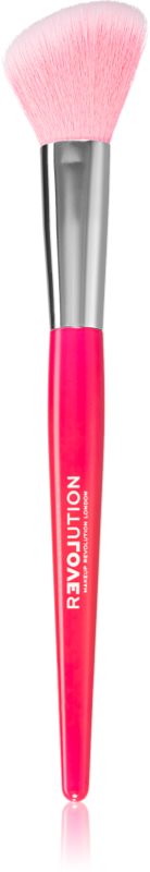 Revolution Relove Brush Queen perie curbata pentru pudra si bronz 1 buc