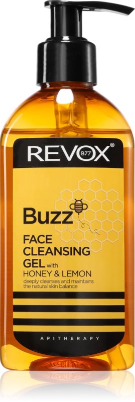 Revox B77 Buzz Face Cleansing Gel gel de curatare energizant faciale Lemon & Honey 180 ml