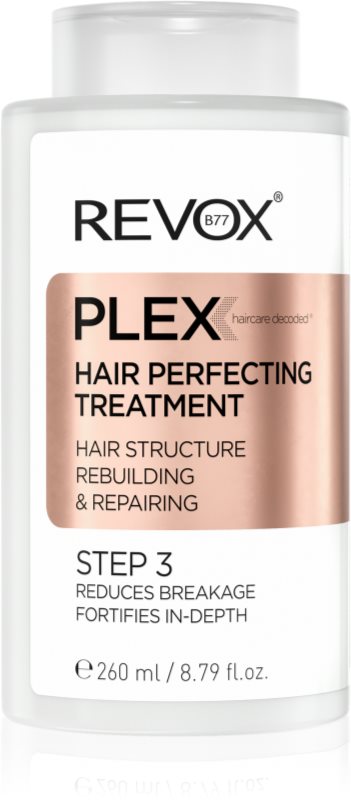 Revox B77 PLEX Hair Perfecting Treatment. Step 3 tratament pre-sampon pentru par vopsit si deteriorat 260 ml