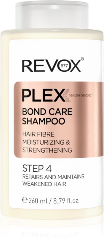 Revox B77 PLEX Bond Care Shampoo. Step 4 sampon fortifiant cu efect de hidratare 260 ml