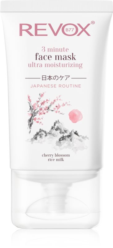 Revox B77 Japanese Routine 3 Minute Face Mask Ultra Moisturizing masca pentru hidratare intensa faciale 30 ml