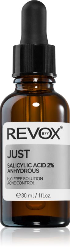 Revox B77 JUST Salicylic Acid 2% Anhydrous serum cu efect exfoliant faciale 30 ml
