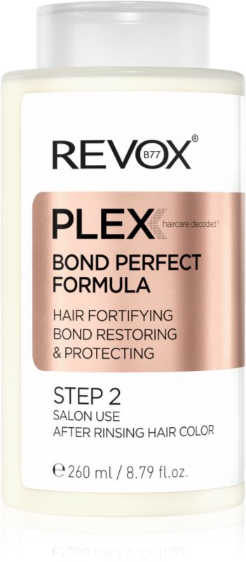 Revox B77 PLEX Bond Perfect Formula. Step 2 ingrijire consolidata dupa tratarea chimica a parului 260 ml