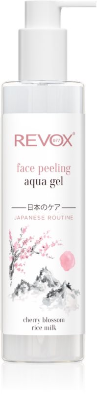 Revox B77 Japanese Routine Face Peeling Aqua Gel curatare usoara dupa exfoliere faciale 250 ml