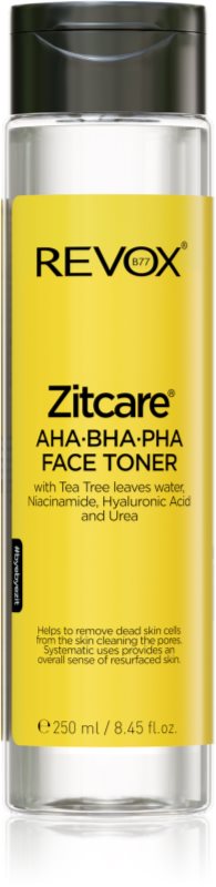 Revox B77 Zitcare AHA BHA PHA Active Face Toner tonic bland de curatare 250 ml