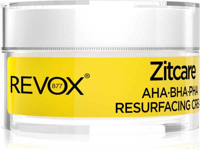 Revox B77 Zitcare AHA BHA PHA Resurfacing Cream crema de noapte care catifeleaza 50 ml