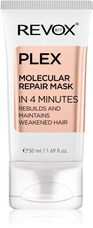 Revox B77 PLEX Molecular Repair Mask mască regeneratoare fără clătire pentru păr 50 ml