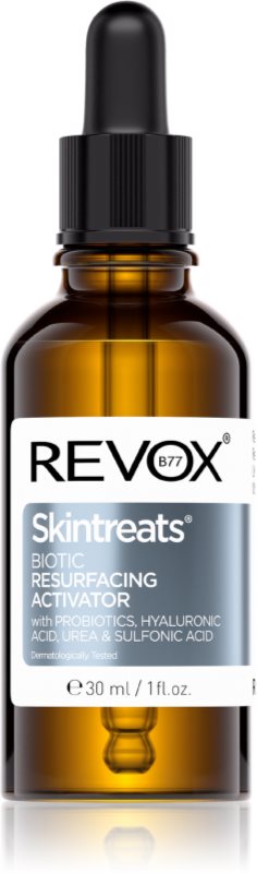 Revox B77 Skintreats Biotic Resurfacing Activator ser exfoliant de netezire pentru o piele mai luminoasa 30 ml