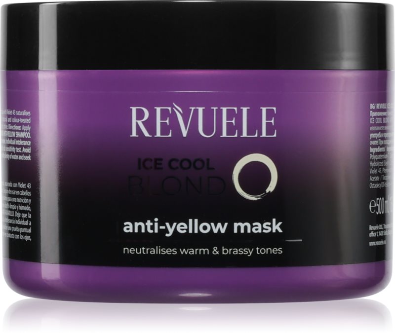 Revuele Ice Cool Blond mască împotriva tonurilor galbene pentru par blond 500 ml
