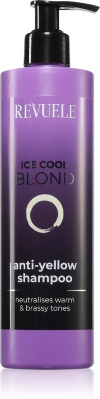 Revuele Ice Cool Blond șampon pentru neutralizarea tonurilor de galben pentru par blond 335 ml