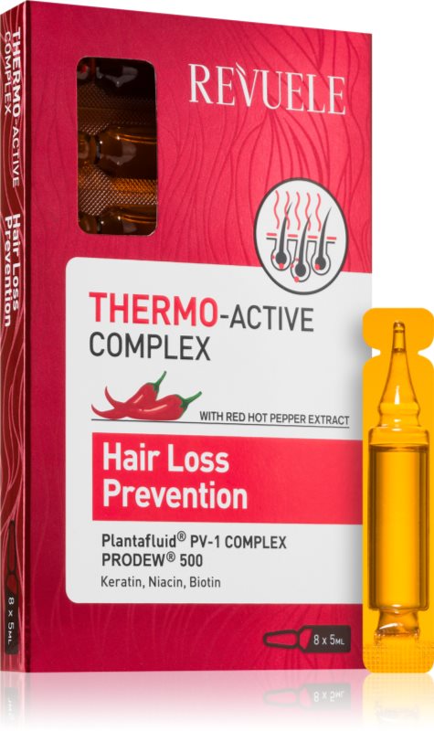 Revuele Thermo-Active Complex Hair Loss Prevention fiolă impotriva caderii parului 8x5 ml