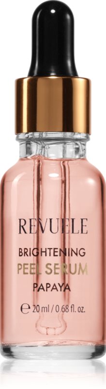 Revuele Brightening Papaya Peel Serum ser exfoliant de netezire pentru o piele mai luminoasa 20 ml