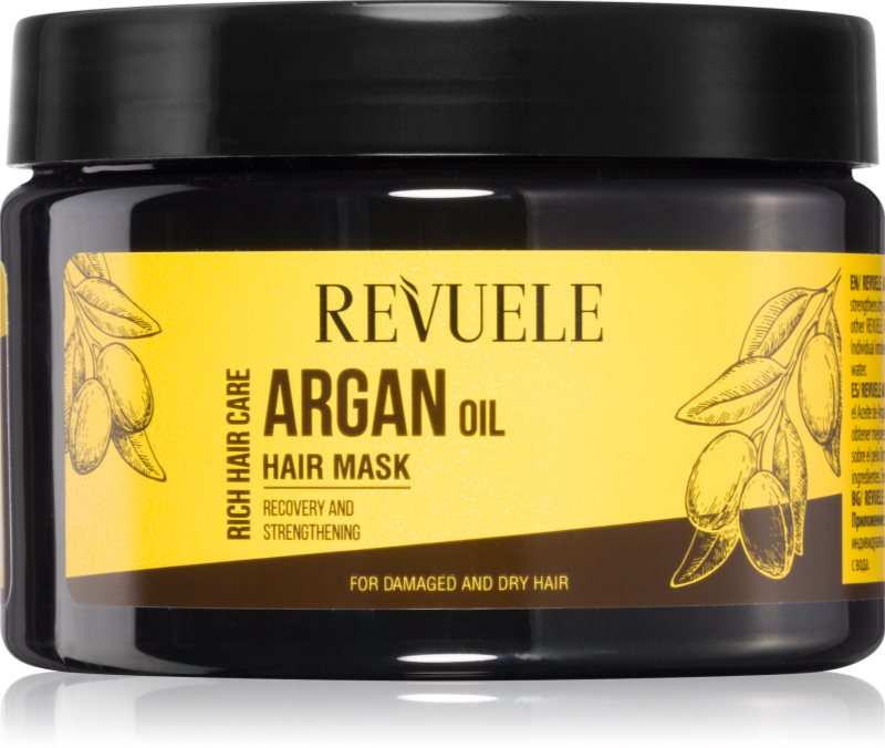 Revuele Argan Oil Hair Mask masca intensiva pentru păr uscat și deteriorat 360 ml