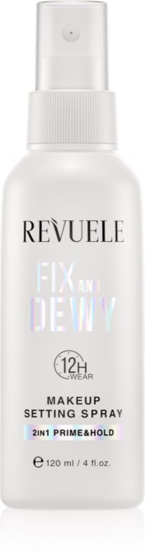 Revuele Makeup Setting Spray Fix And Dewy fixator make-up pentru o piele mai luminoasa 120 ml