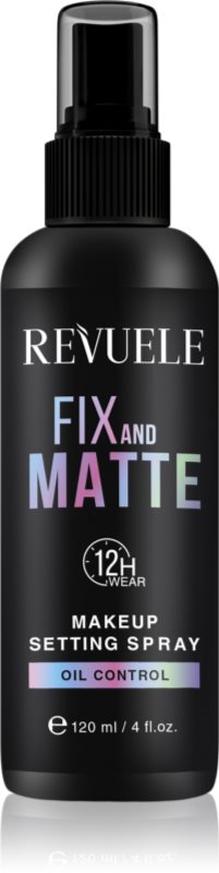 Revuele Makeup Setting Spray Fix And Matte spray de fixare si matifiere make-up 120 ml