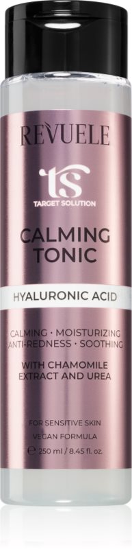 Revuele Target Solution Calming Tonic tonic facial cu efect calmant cu acid hialuronic 250 ml