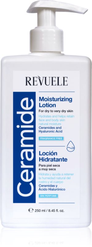 Revuele Ceramide Moisturizing Lotion loțiune hidratantă pentru corp și față pentru pielea uscata sau foarte uscata 250 ml