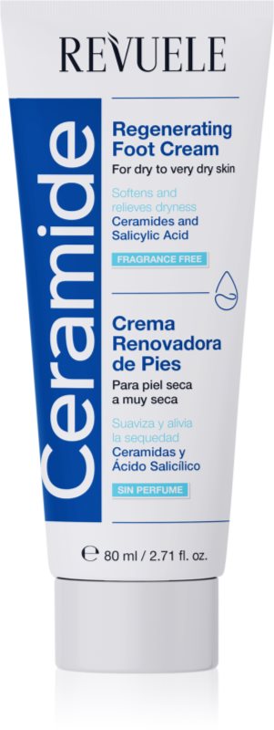 Revuele Ceramide Regenerating Foot Cream crema regeneratoare pentru picioare, cu efect de hidratare 80 ml