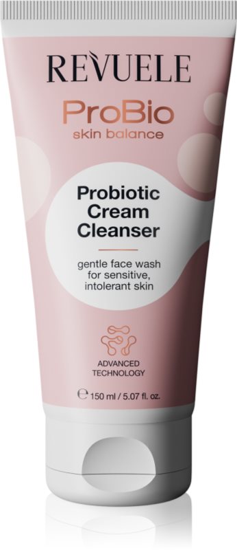 Revuele ProBio Skin Balance Probiotic Cream Cleanser cremă hidratantă pentru curățare pentru piele sensibila si intoleranta 150 ml