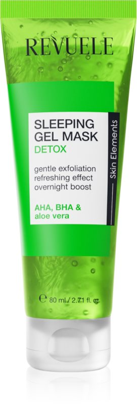 Revuele Sleeping Gel Mask Detox masca faciala detoxifianta pentru noapte 80 ml