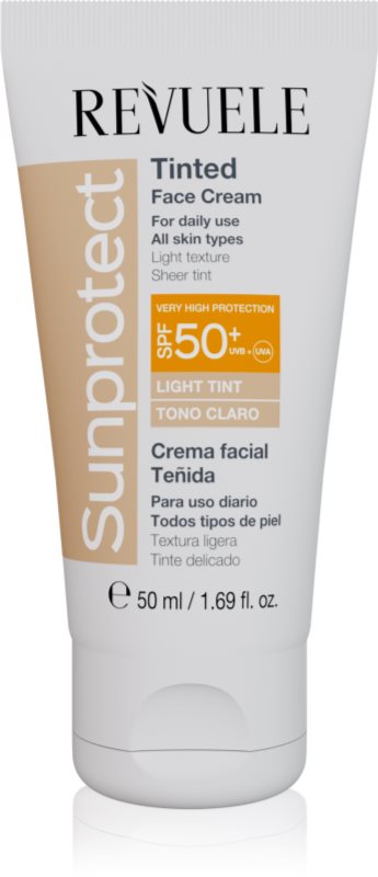 Revuele Sunprotect Tinted Face Cream crema protectoare cu efect de tonifiere SPF 50+