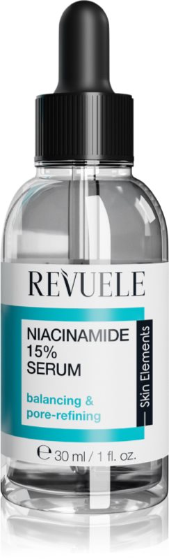 Revuele Niacinamide 15% Serum ser facial pentru netezire pentru a improspata porii si pielea cu aspect obosit 30 ml