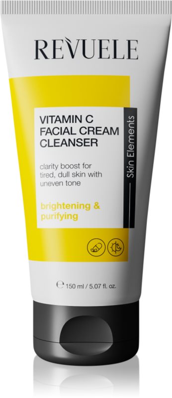 Revuele Vitamin C Facial Cream Cleanser cremă demachiantă și purificatoare pentru luminozitate si hidratare 150 ml